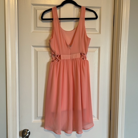 LUSH pink High-Low Dress size Medium - Picture 6 of 6